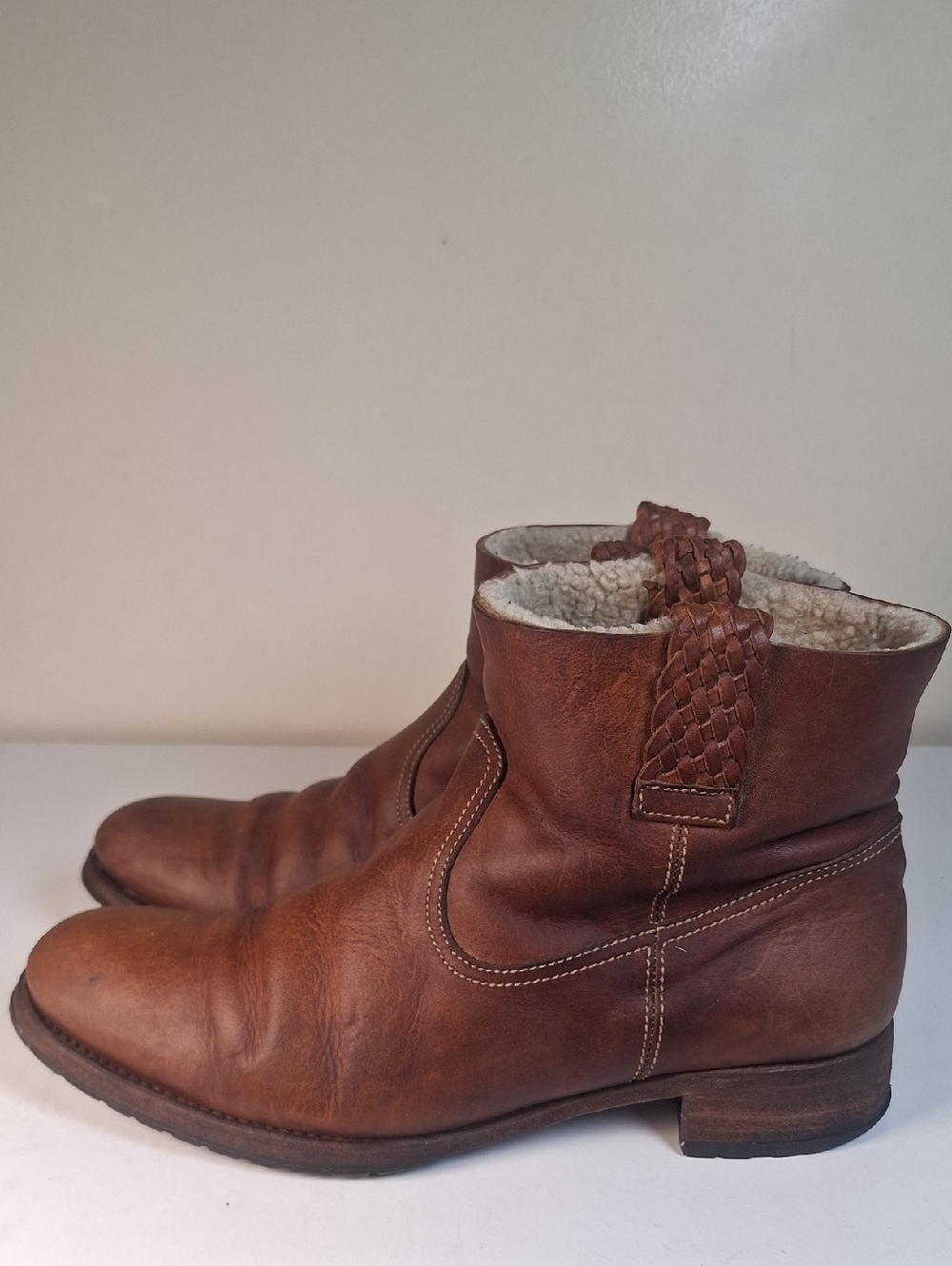 N.D.C. made by hand Sherpa Lined Brice Ankle Boot Size EU 39 - Picture 6 of 13